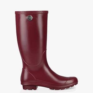 Ugg Shelby Matte Rain Women All-Weather Boots Red (5602AUMTB)